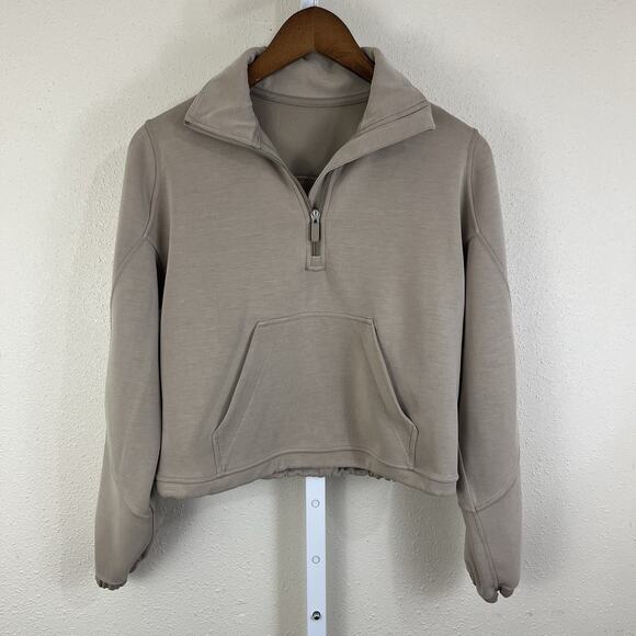 lululemon athletica Beige Half-Zip Sweatshirt - Picture 2 of 7